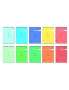 BLOCK PACSA PLASTIPAC ZURDOS PP Fº 80h C - Pack de 5 unidades 16561 - Colores no elegibles